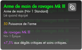 Bonus de dégâts et soins critiques