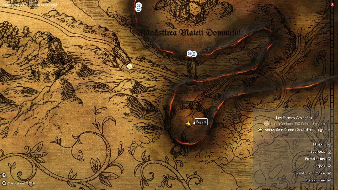 emplacement boss regional